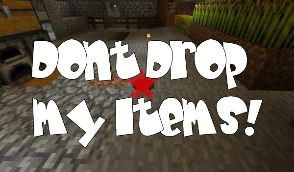 Don't Drop My Items! — скриншот 1 (Плагины, Minecraft)