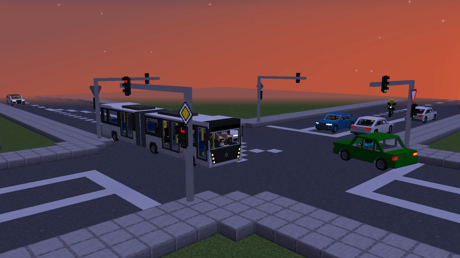 Traffic Simulator, Моды, Minecraft