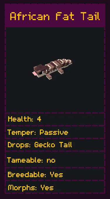 Alex's Herps, Моды, Minecraft