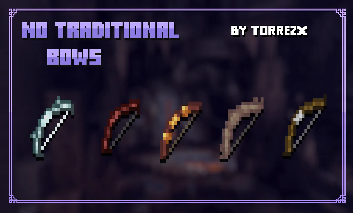 Torrezx-No traditional bows ! — скриншот 1 (Текстуры, Minecraft)