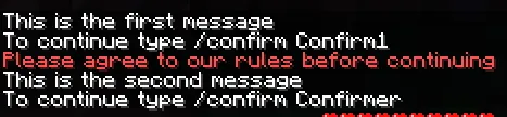 Rules Agree (with multiverse support for Rules World) — скриншот 1 (Плагины, Minecraft)