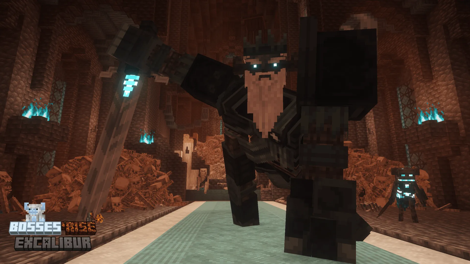 Excalibur | Bosses'Rise Support — скриншот 1 (Текстуры, Minecraft)