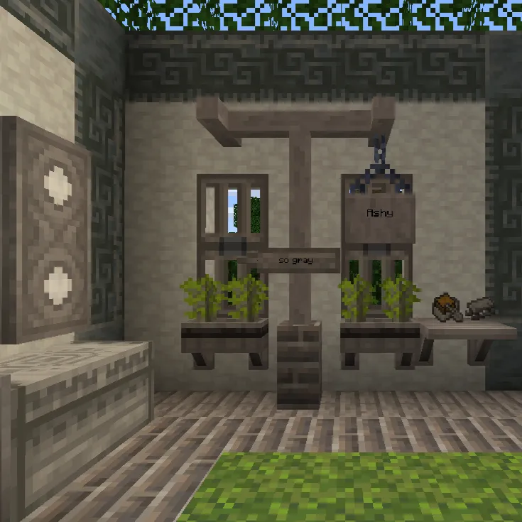 Ashy Gray Acacia, Текстуры, Minecraft