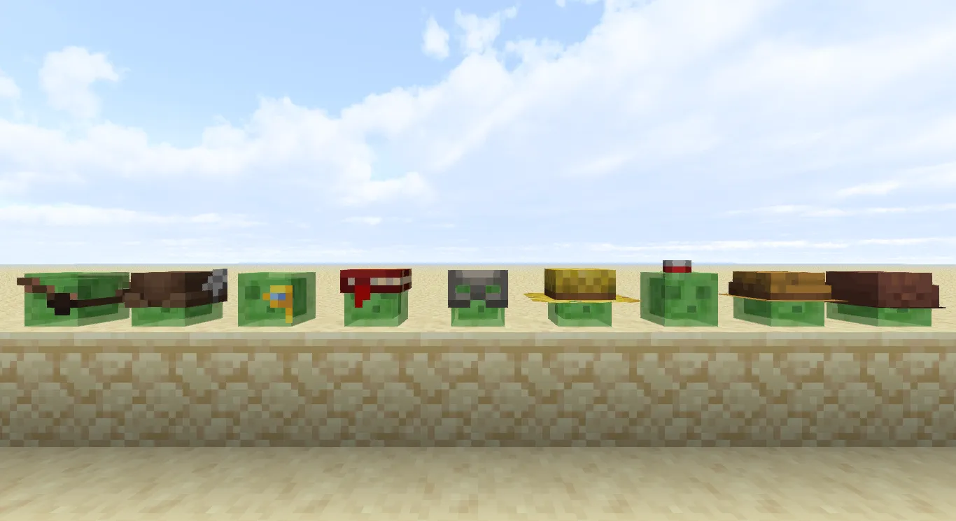 Slimes with hats — скриншот 3 (Текстуры, Minecraft)