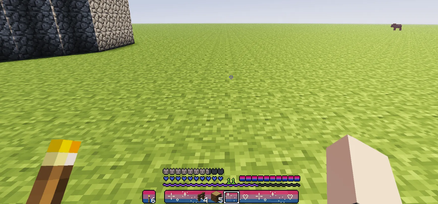 Tay's Bisexual Themed Hotbar, Текстуры, Minecraft