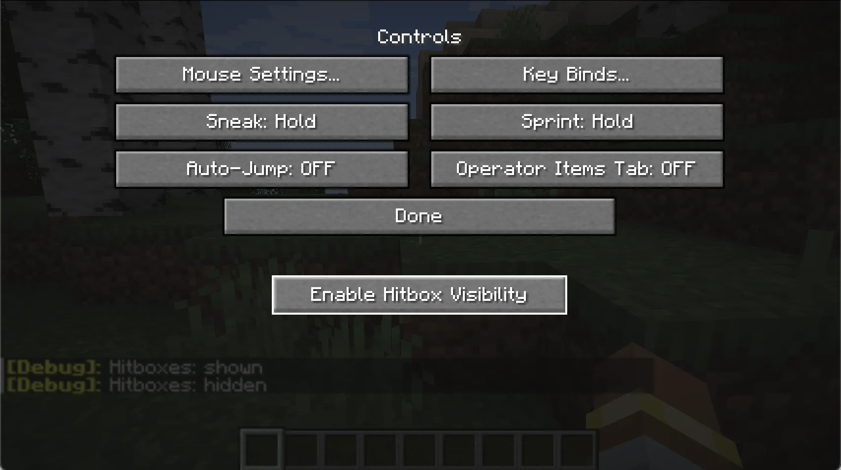 Convenient Hitboxes, Моды, Minecraft