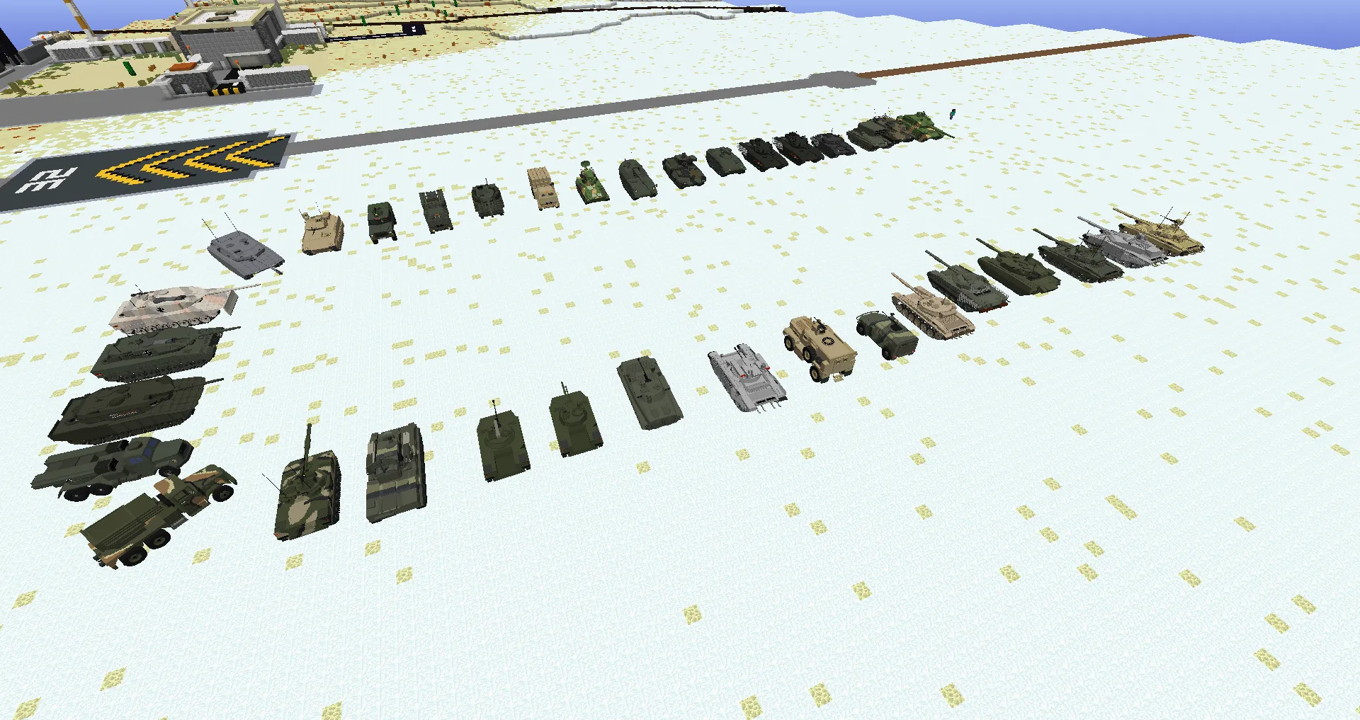 Flans Global Firestorm, Моды, Minecraft