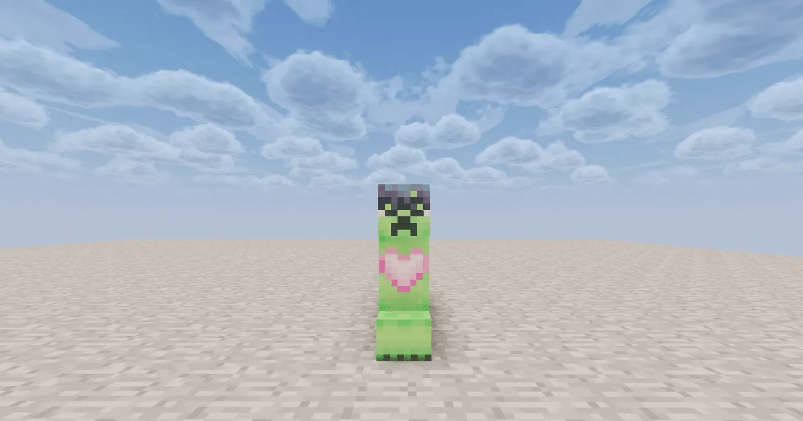 Luvstar's Creeper Nerd — скриншот 2 (Текстуры, Minecraft)