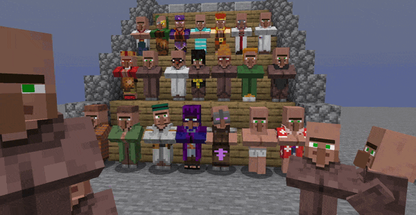 Fresh Nostalgic Villagers, Текстуры, Minecraft