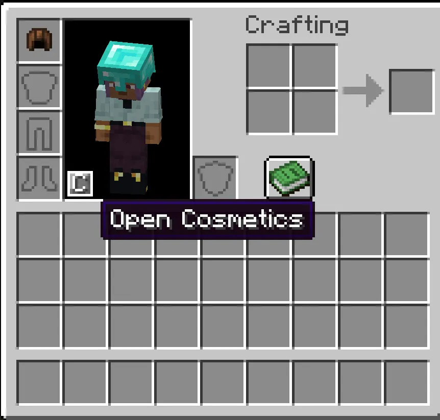 Cosmetics Equipment — скриншот 2 (Моды, Minecraft)