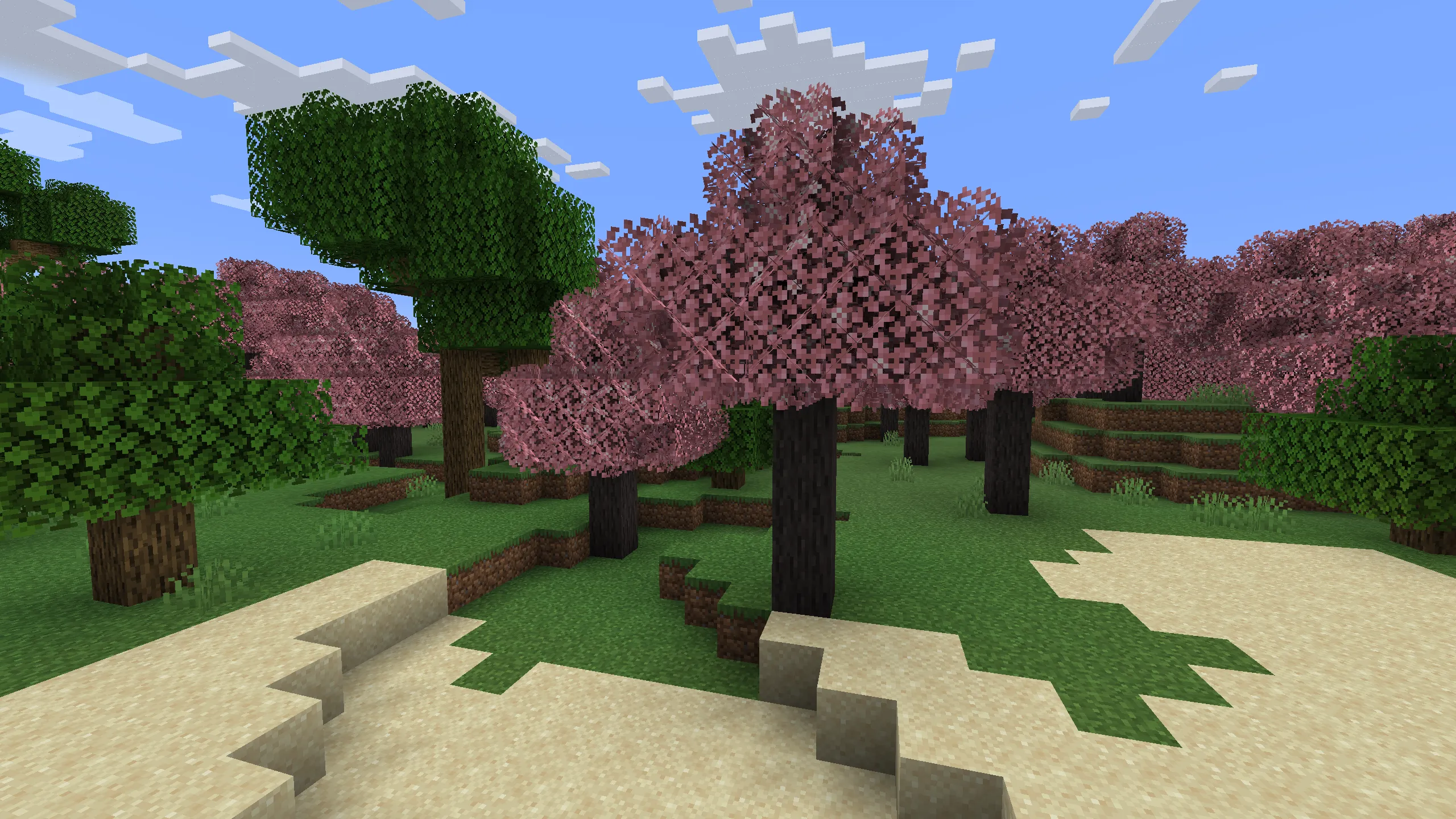 Bushy Sakura Leaves, Текстуры, Minecraft