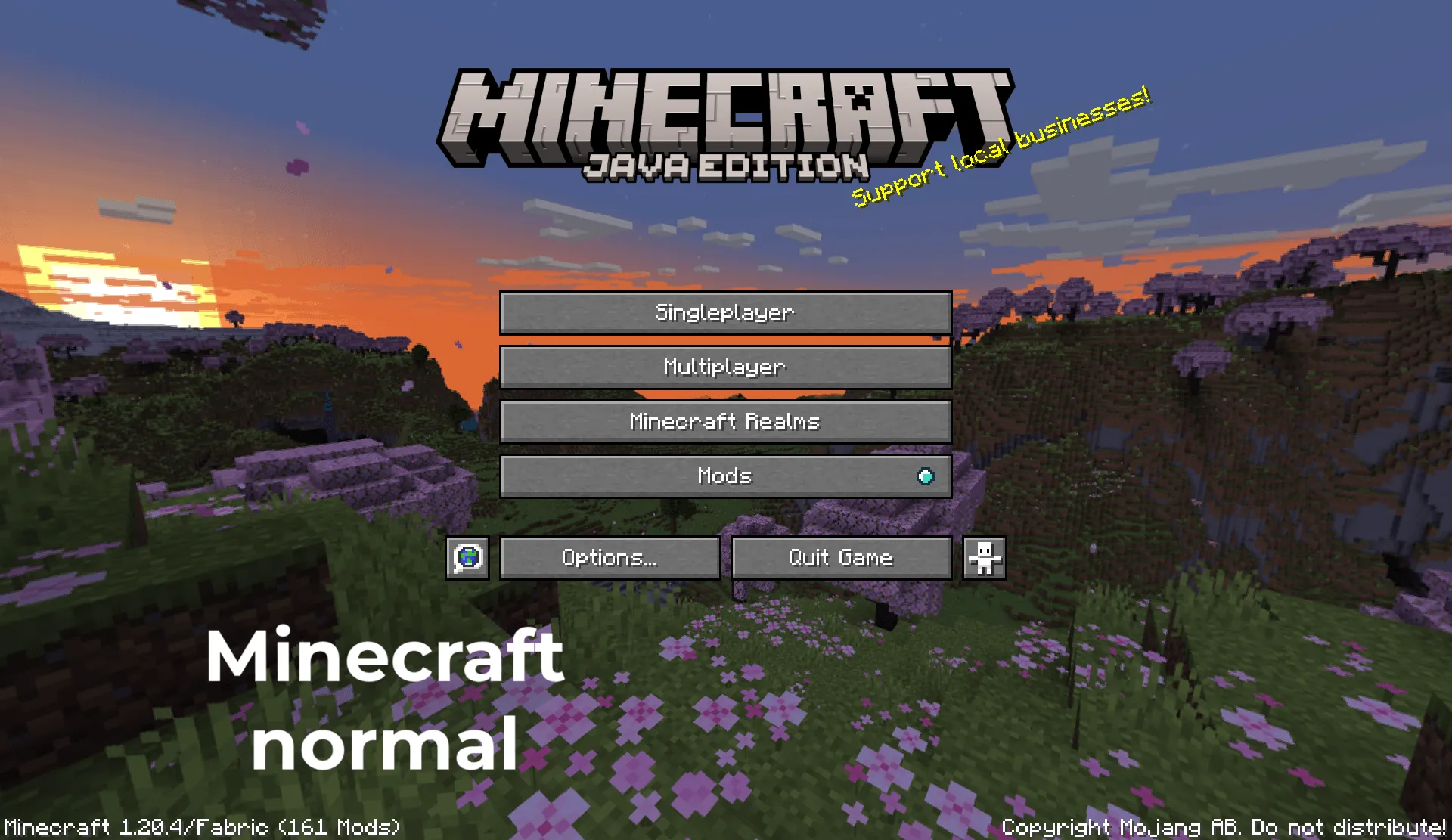 No more logo, Текстуры, Minecraft