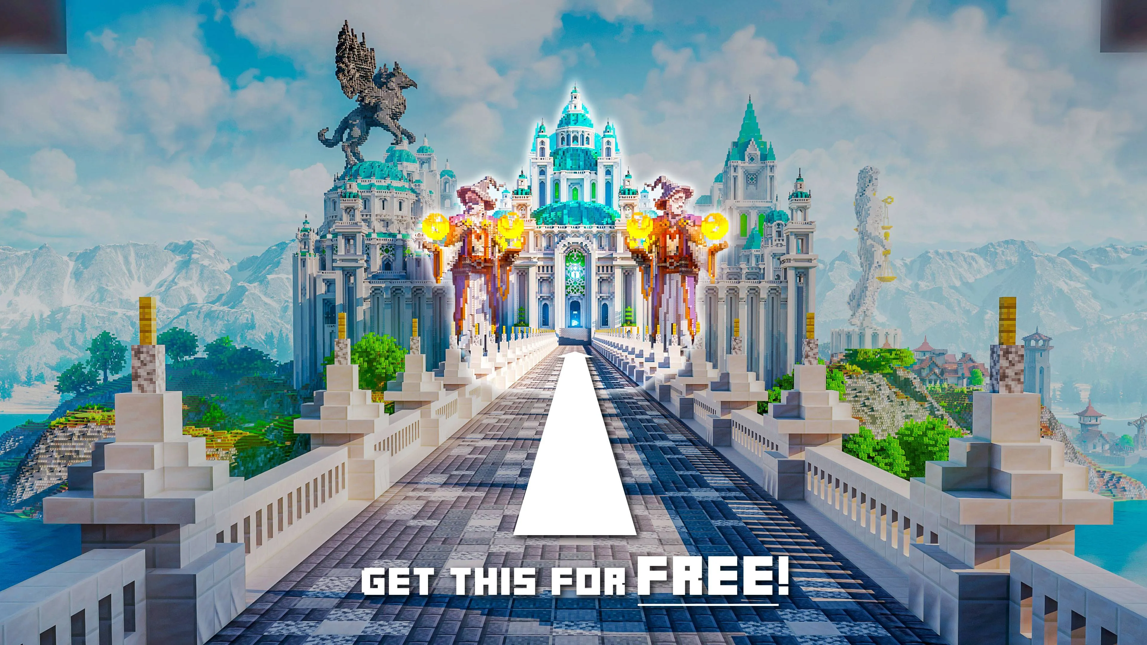 [FREEBIE!] ERYNDOR - Fantasy Island Kingdom | Map by Varuna, Карты, Minecraft