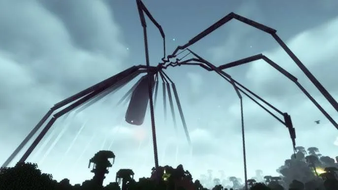 HORROR - Arachnophobia (spider)  — скриншот 8 (Модпаки, Minecraft)