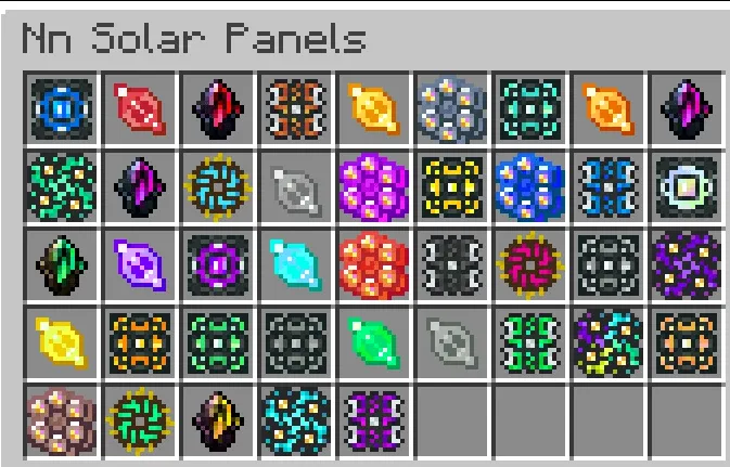 NnSolarPanels — скриншот 8 (Моды, Minecraft)