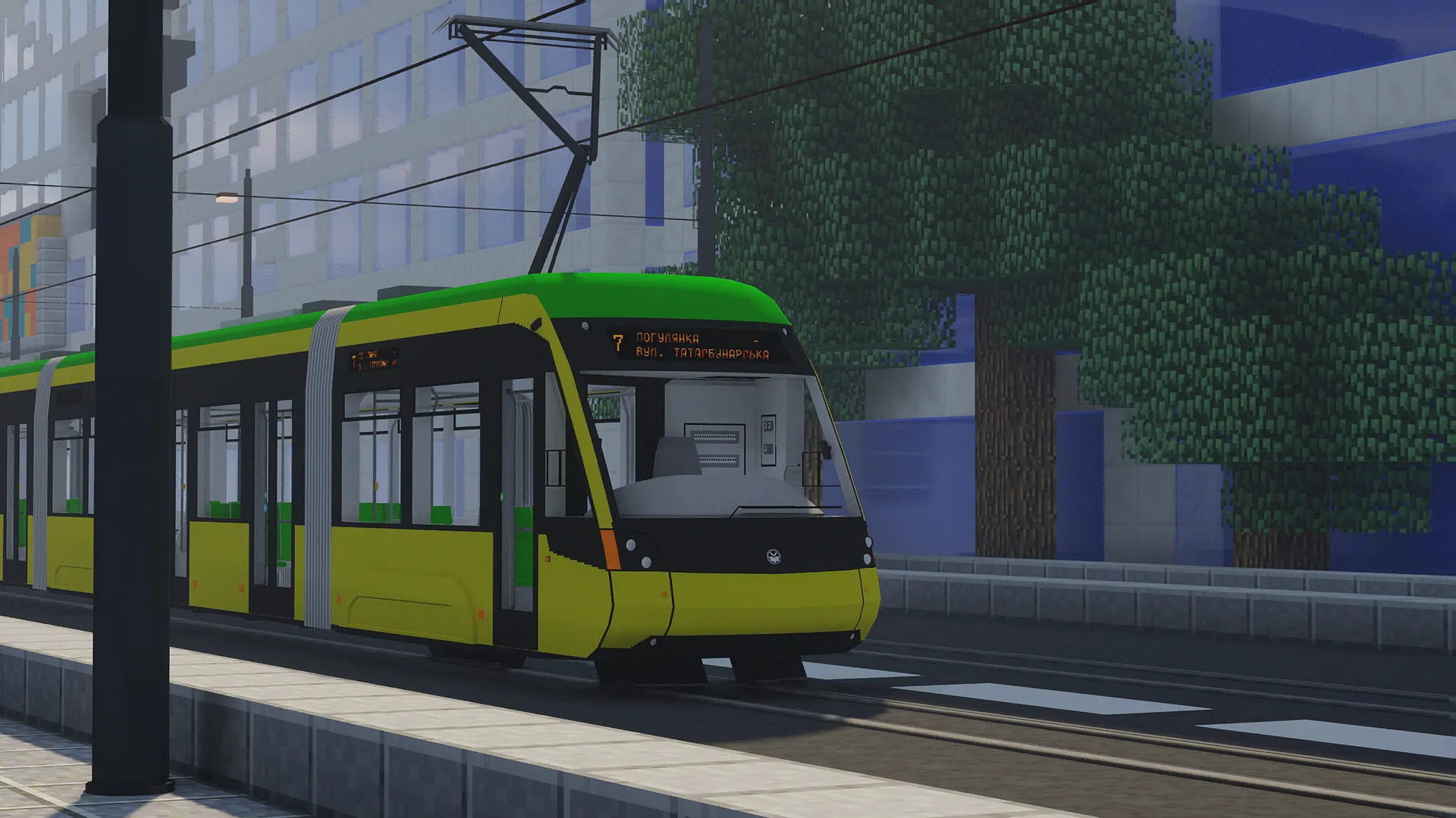 Tram pack Meter Gauge Edition [IR - Immersive Railroading] — скриншот 6 (Текстуры, Minecraft)