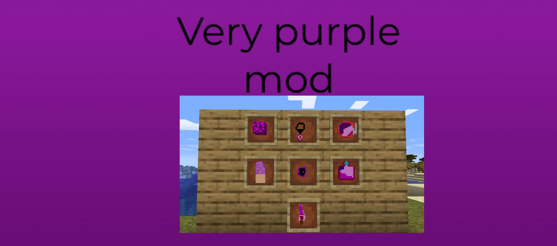 The very purple mod — скриншот 4 (Моды, Minecraft)