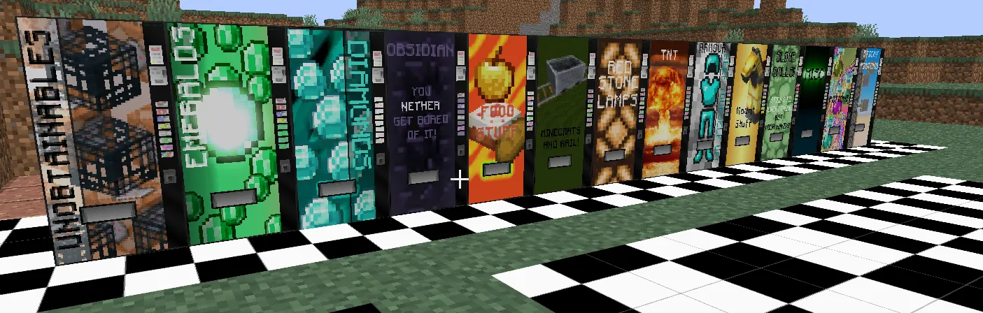 Arky's Useful Vending Machines pack, Текстуры, Minecraft