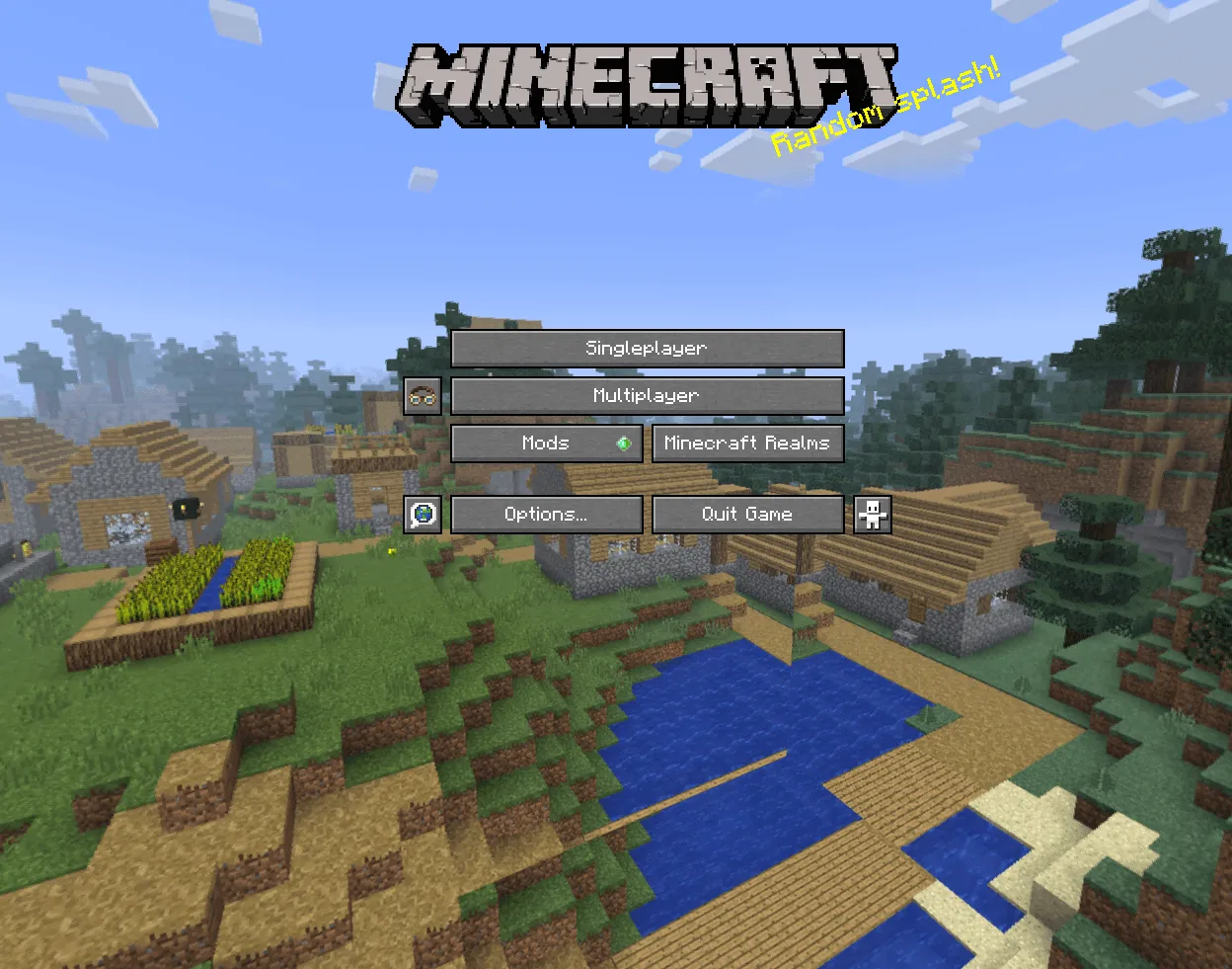 Classic village panorama — скриншот 1 (Текстуры, Minecraft)