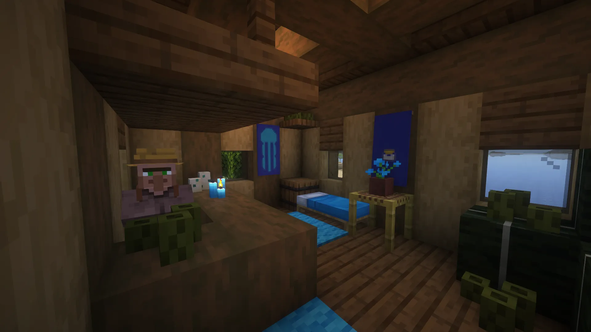 Villager Fish Shop — скриншот 1 (Моды, Minecraft)