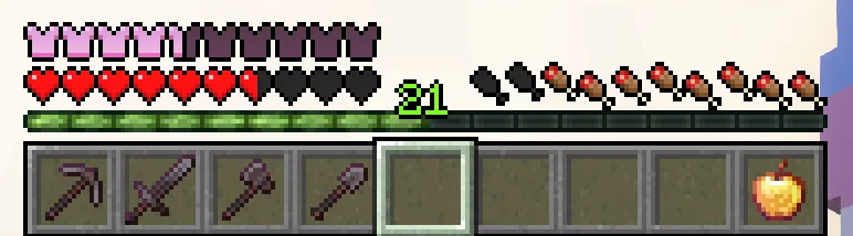 Choose Your UI - Armor Bars — скриншот 5 (Текстуры, Minecraft)