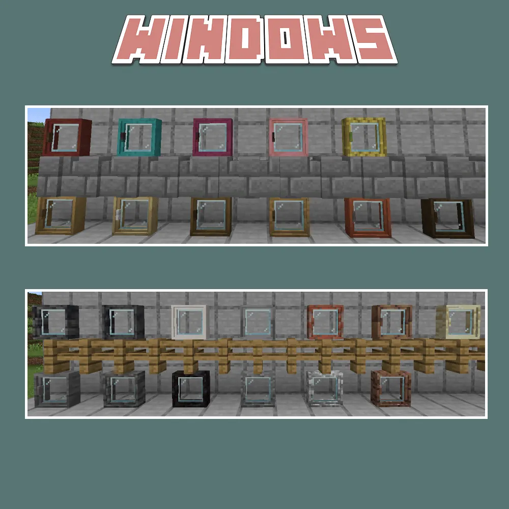 Aesthetic Windows, Моды, Minecraft