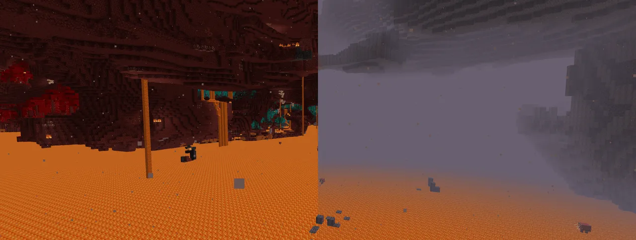 No Fog V1, Текстуры, Minecraft