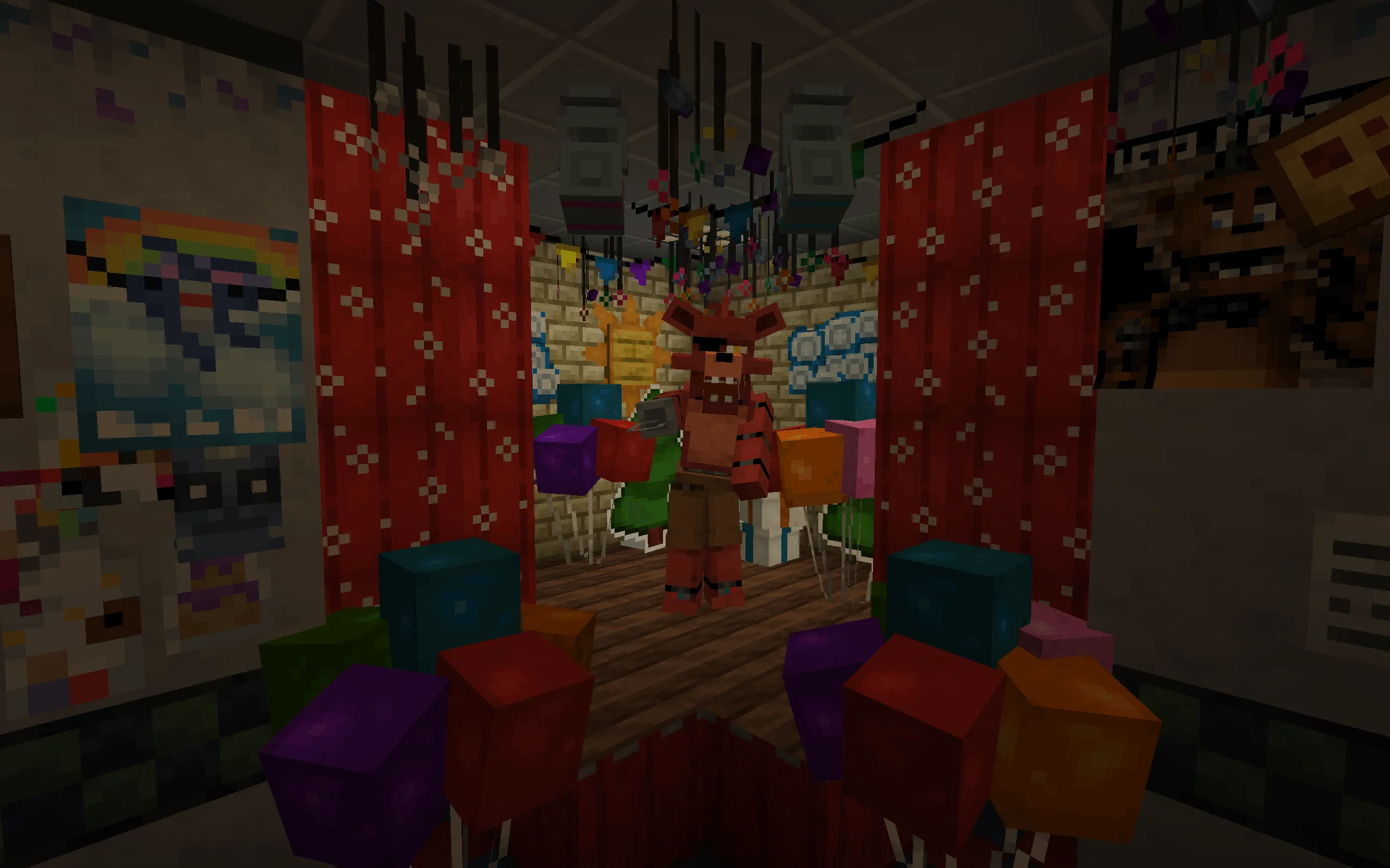 Freddy Fazbear's Pizzeria, Карты, Minecraft