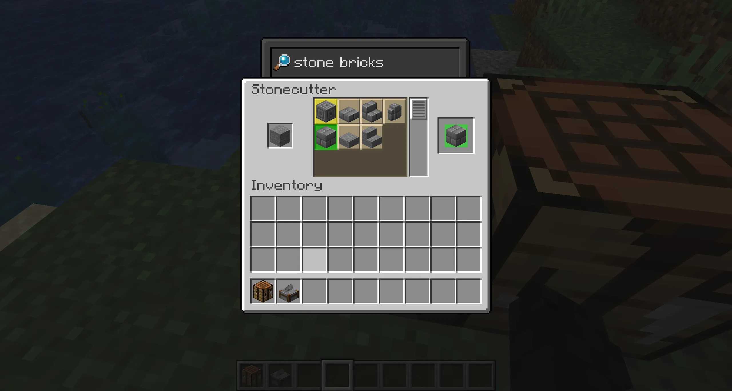 Searching GUI, Моды, Minecraft