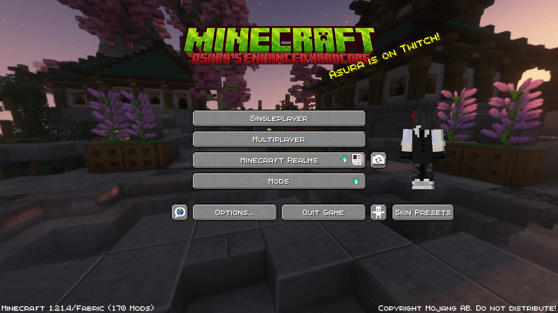 Asura's Enhanced Hardcore, Текстуры, Minecraft