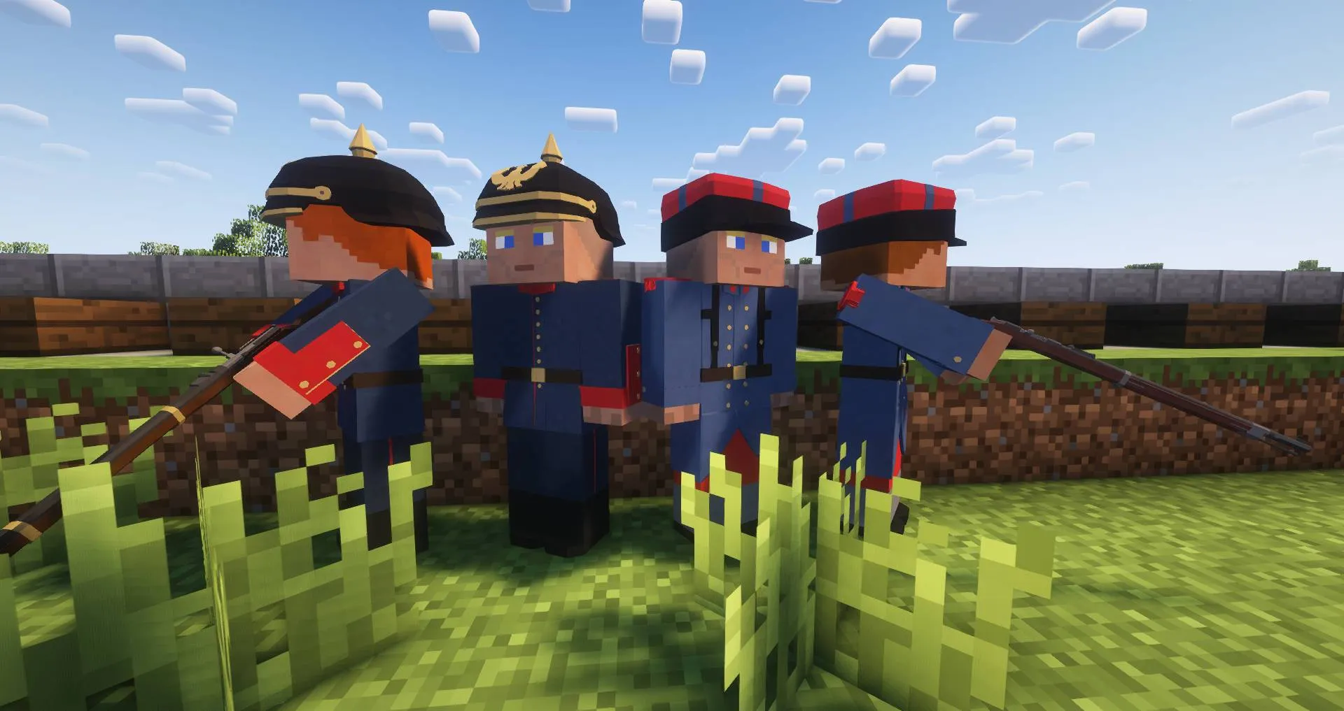 Call to Battle - Franco-Prussian War Addon — скриншот 3 (Моды, Minecraft)
