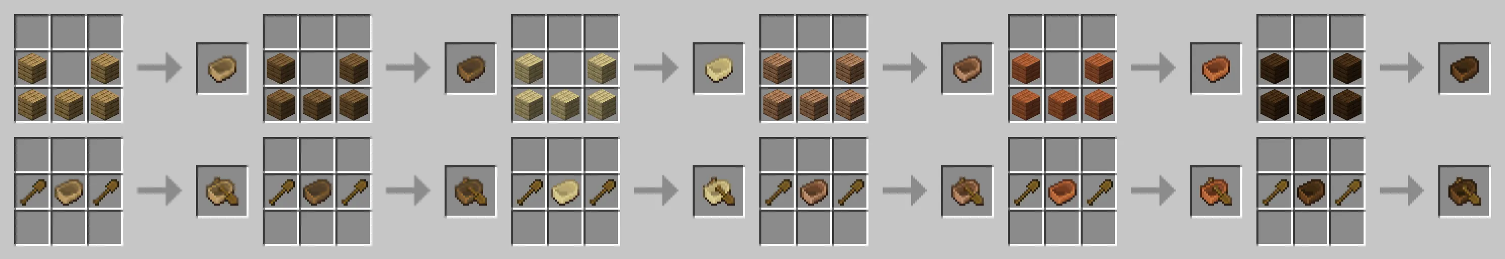 Better Boat Recipes — скриншот 1 (Моды, Minecraft)