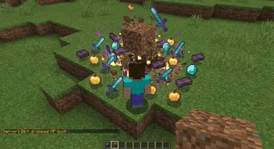 Dirt is OP, Дата-паки, Minecraft