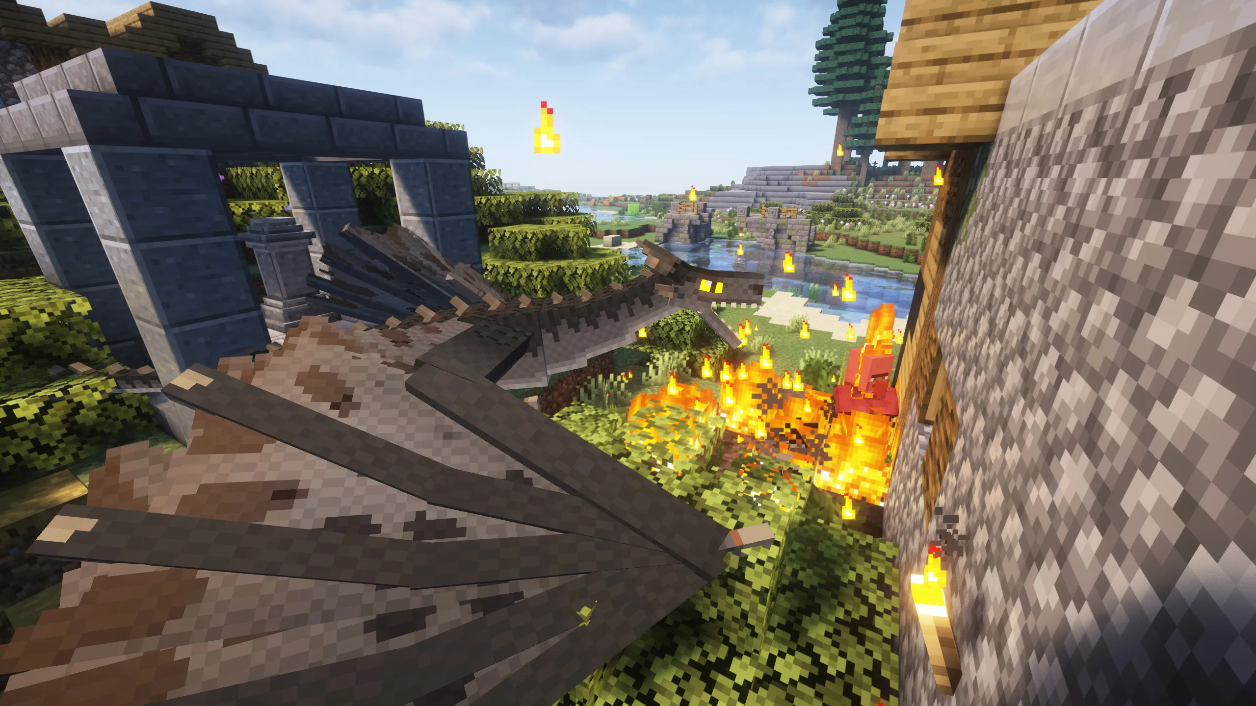 Conquest of Dragons - A New Adventure — скриншот 10 (Модпаки, Minecraft)