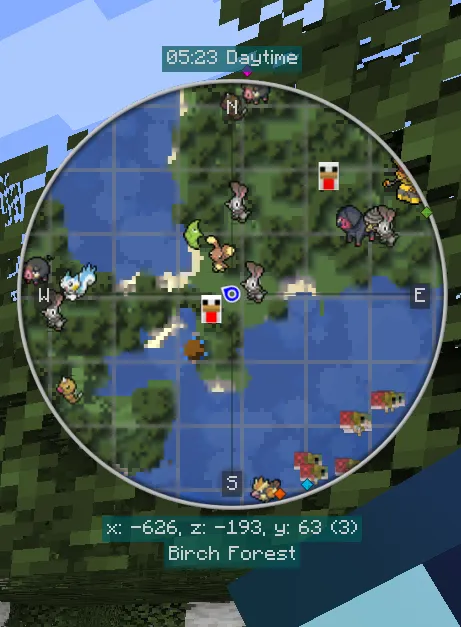 Cobblemon Icons for JourneyMap by SacredProphet — скриншот 1 (Текстуры, Minecraft)