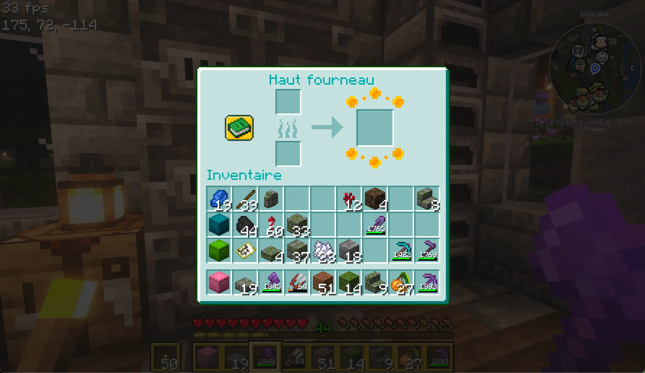 Wildflowers GUI, Текстуры, Minecraft