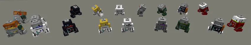 Fishy's Astromech Wolves — скриншот 2 (Текстуры, Minecraft)