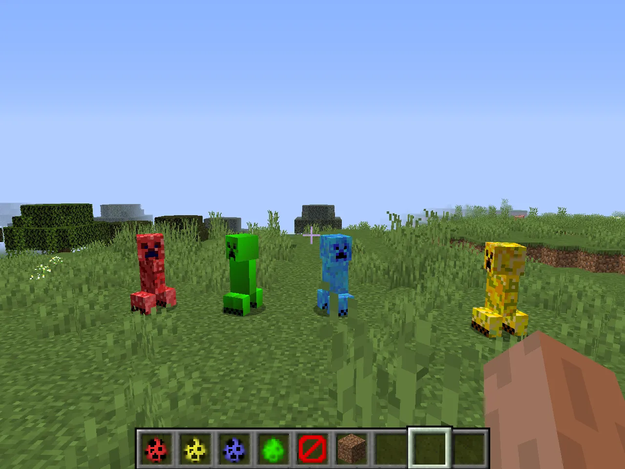 Rainbow Creepers, Моды, Minecraft