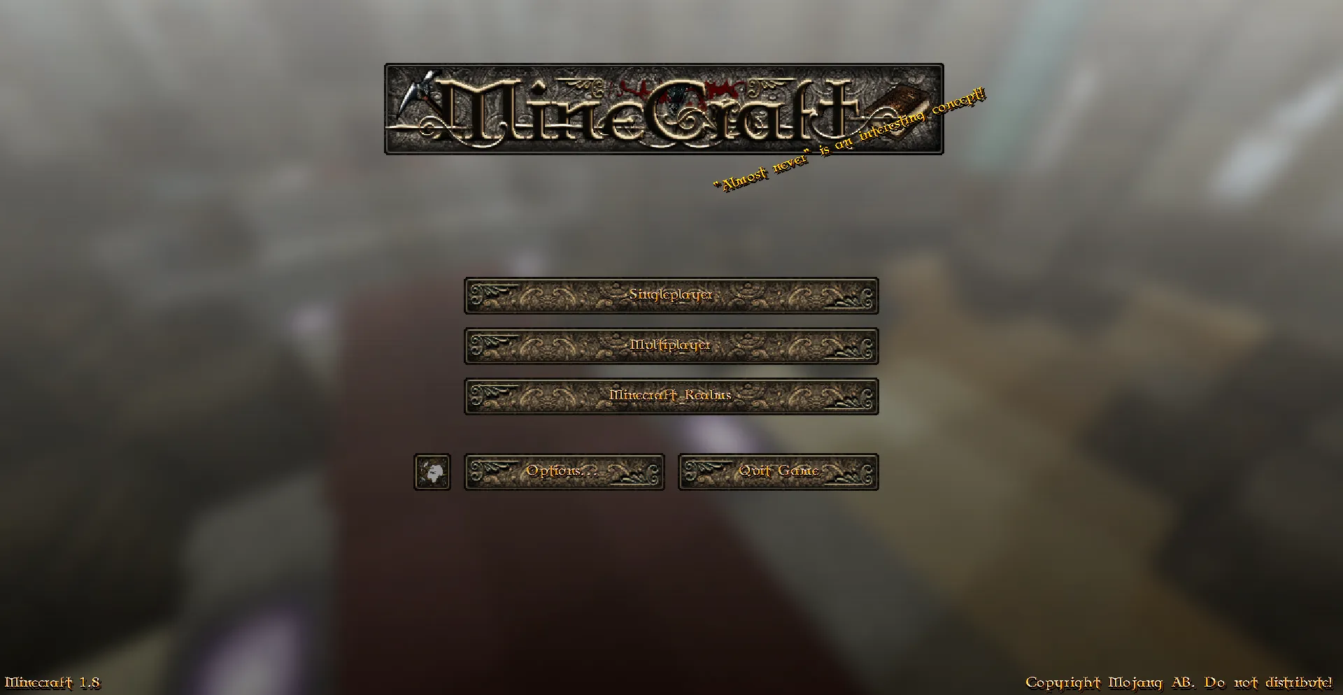 Ornate 5 Re-resurrected - HD Golden Fonts AddOn — скриншот 1 (Текстуры, Minecraft)