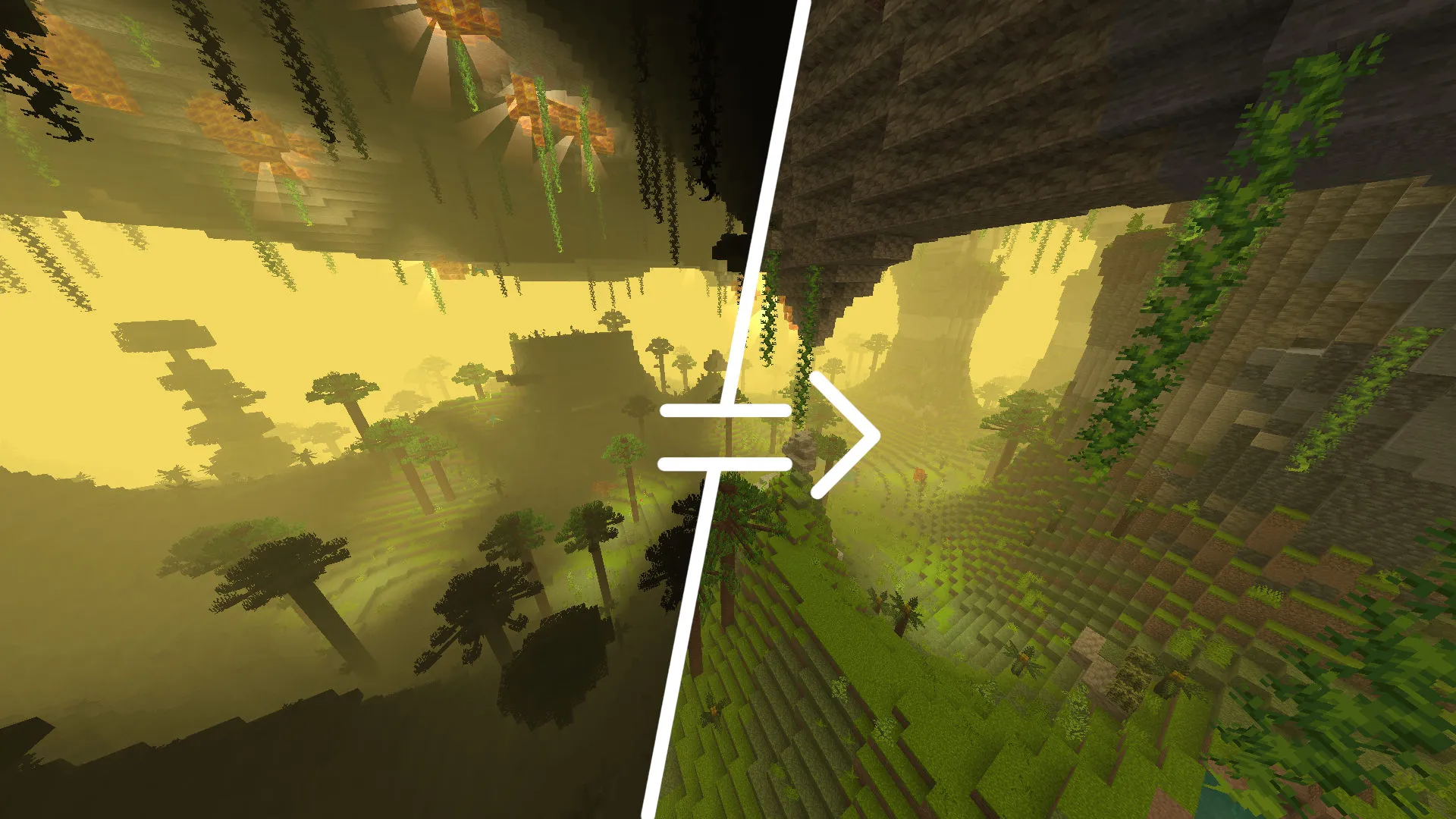 True Darkness Biomes [Forge/Neoforge] — скриншот 1 (Моды, Minecraft)