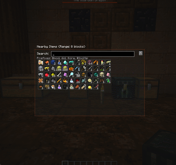 Find Nerby Items — скриншот 3 (Моды, Minecraft)