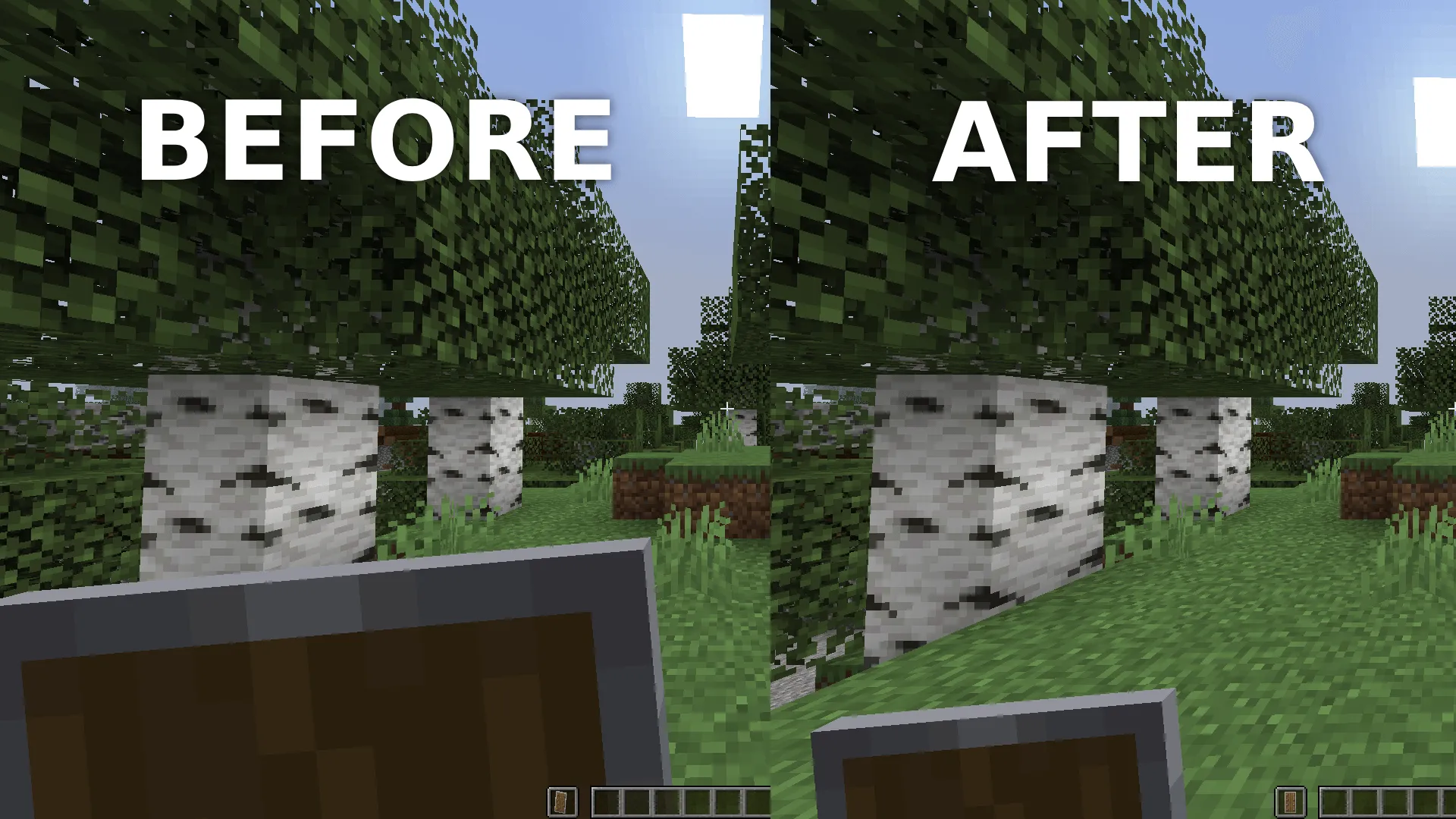 Better Small Shield, Текстуры, Minecraft