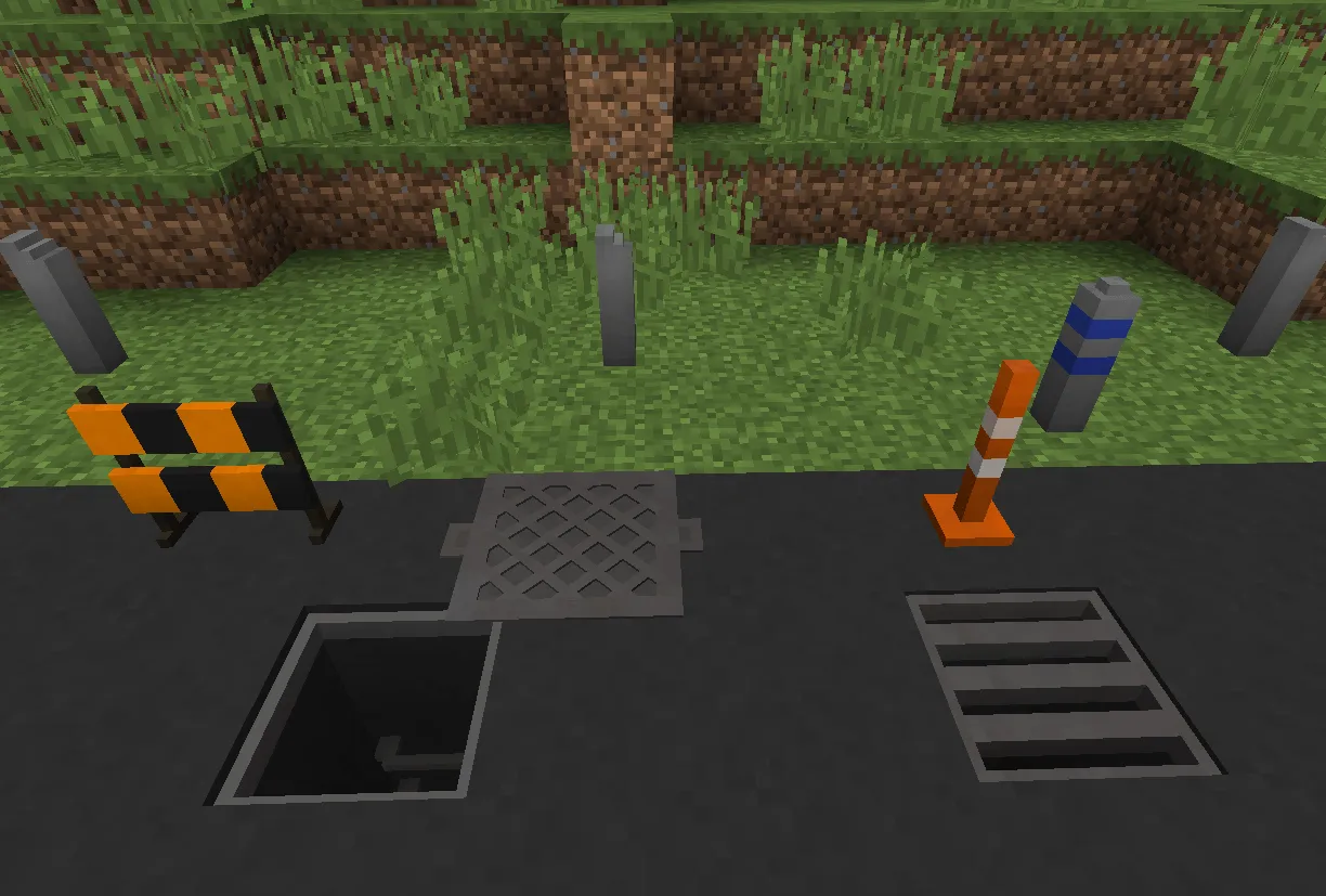 Vehicles and roads, Моды, Minecraft