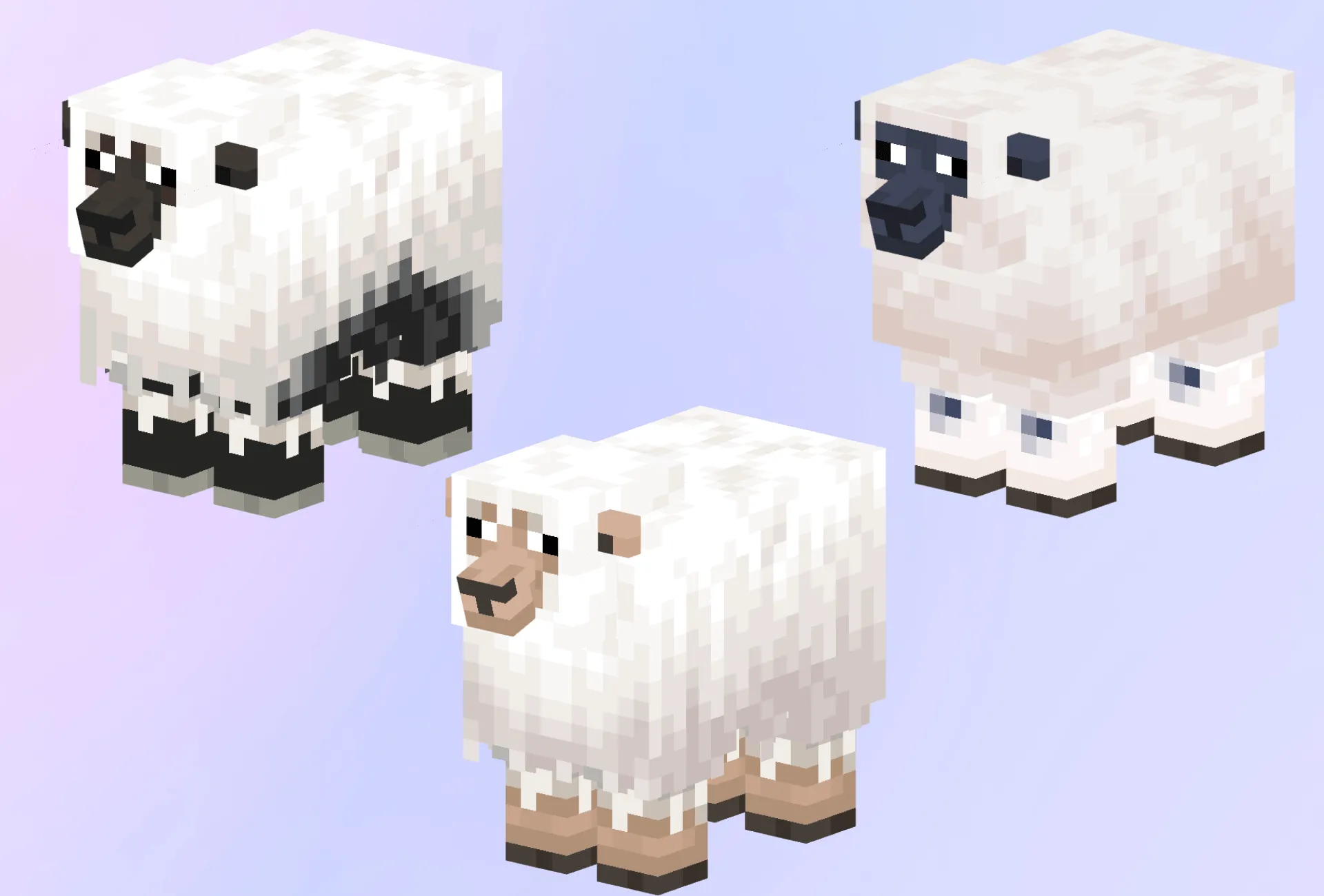 Prettier Sheep, Текстуры, Minecraft