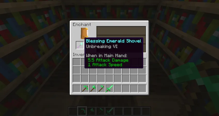Blessing Emerald Tools, Моды, Minecraft