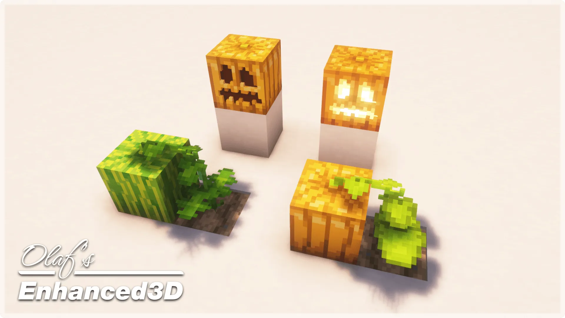 Olaf's Enhanced 3D — скриншот 4 (Текстуры, Minecraft)