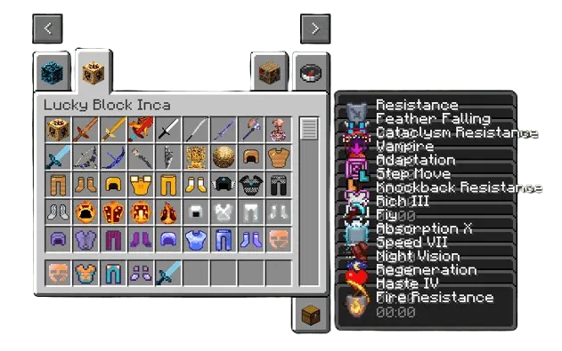 Legend of the Lucky Blocks, Моды, Minecraft