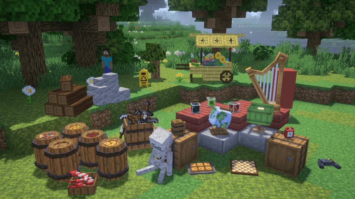 Decorations Plus, Дата-паки, Minecraft