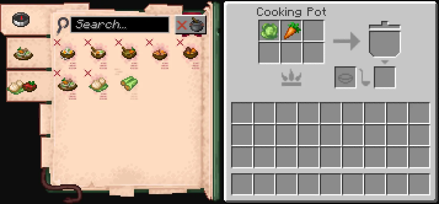 Immersive Interfaces - Farmer's Delight — скриншот 2 (Текстуры, Minecraft)
