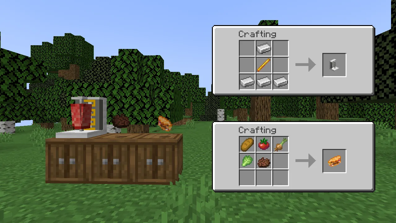 Kebab — скриншот 1 (Моды, Minecraft)